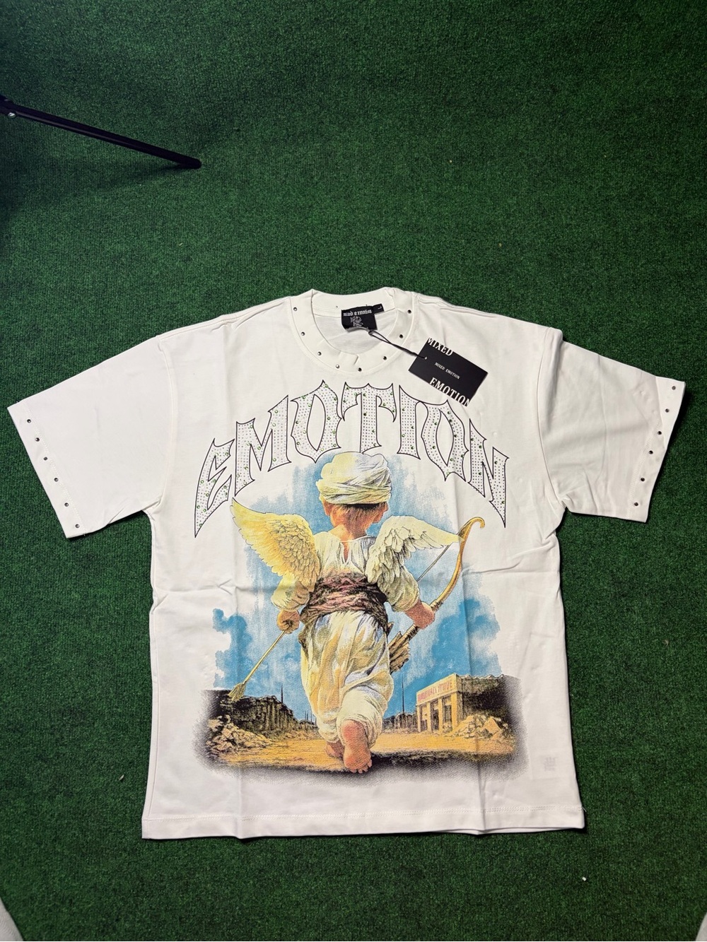 White Angel Graphic Short-Sleeve Tee